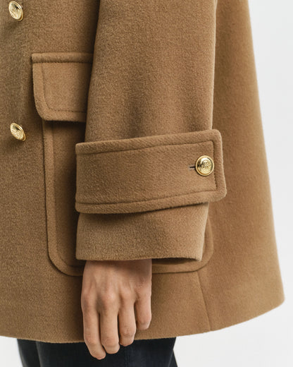 Wool Mid-Length Peacoat