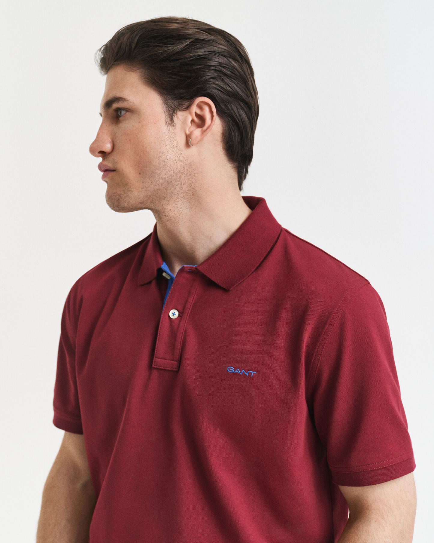 Contrast Piqué Polo Shirt