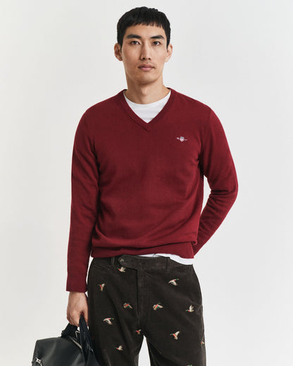 Classic Cotton V-Neck Sweater