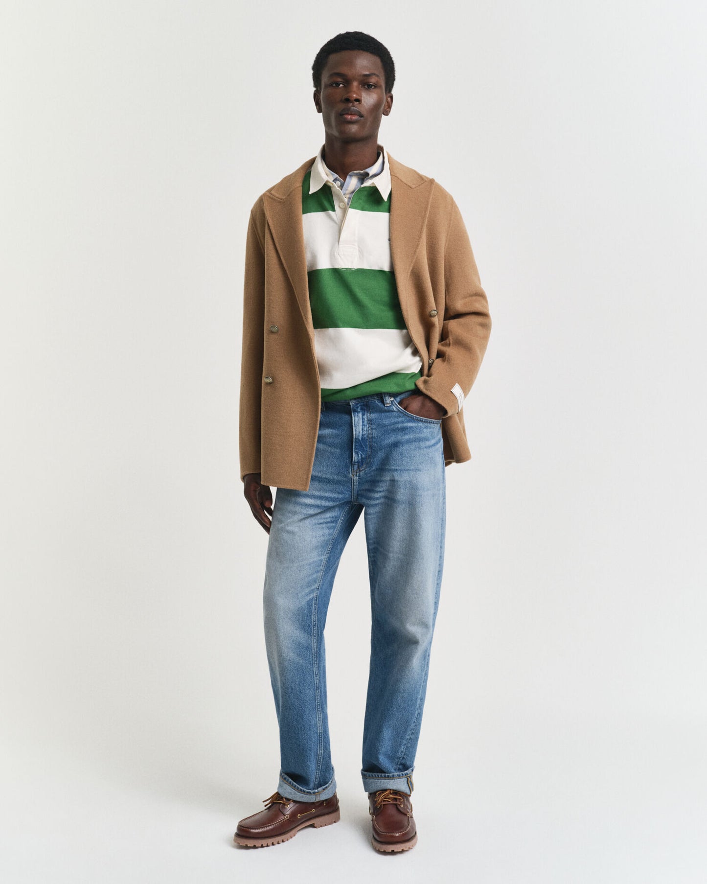 Block Striped Heavy Rugger