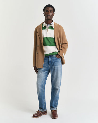 Block Striped Heavy Rugger