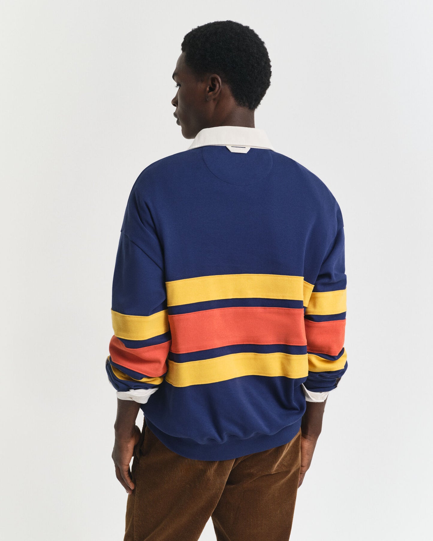 Color Blocked Heavy Rugger