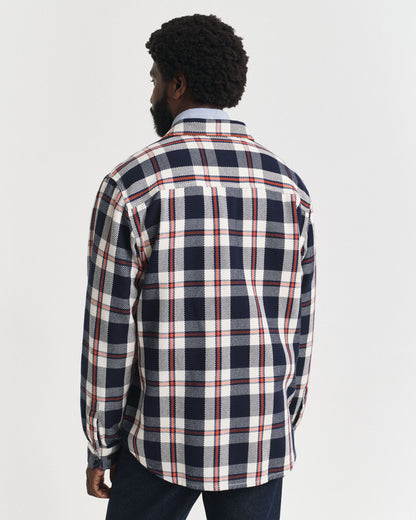 Checked Twill Overshirt