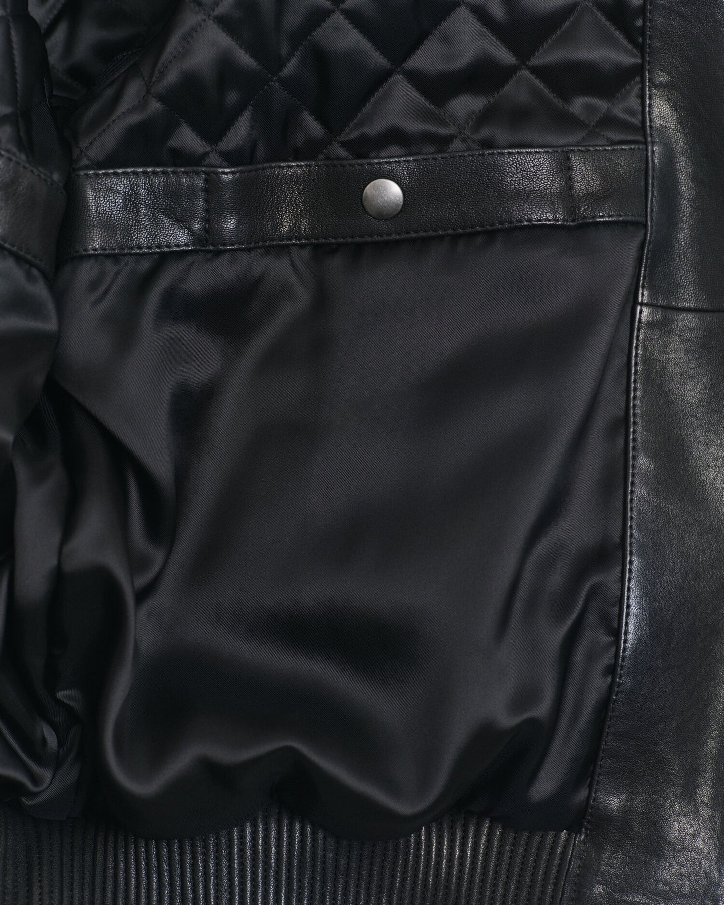 Leather Harrington Jacket