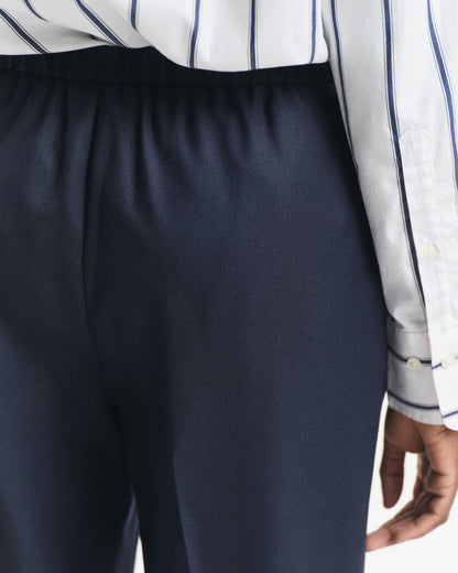 Wool Blend Pull-On Pants