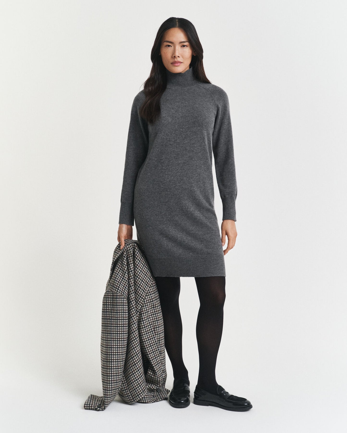 Knitted Superfine Lambswool Dress