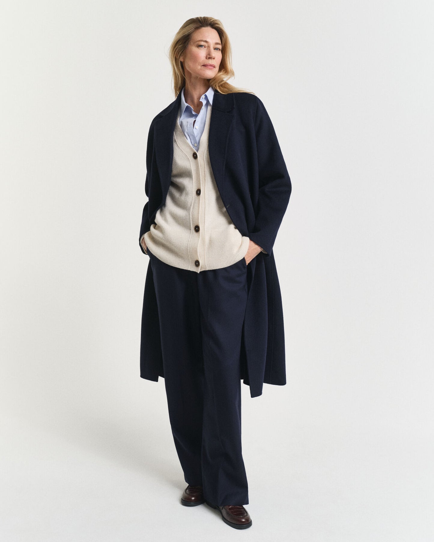 Wool Cashmere Blend Cardigan