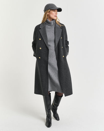 Knit Detail Turtleneck Dress