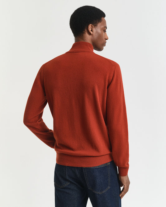 Superfine Lambswool Half-Zip Sweater