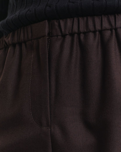 Wool Blend Pull-On Pants