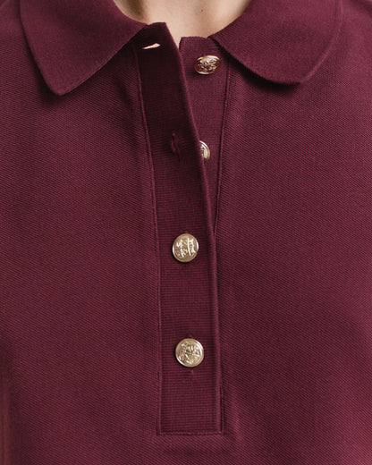 Long Sleeve Piqué Polo Shirt