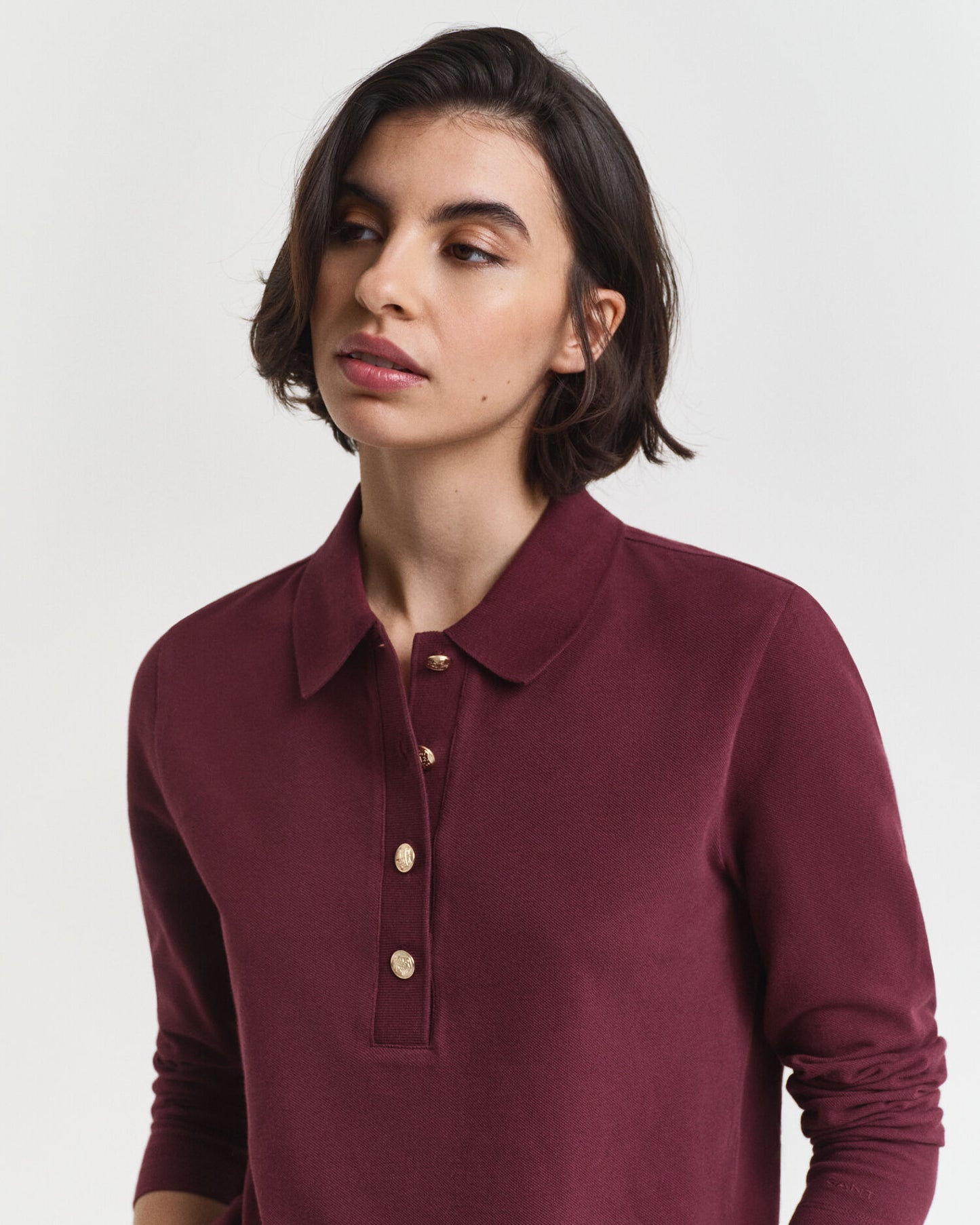 Long Sleeve Piqué Polo Shirt