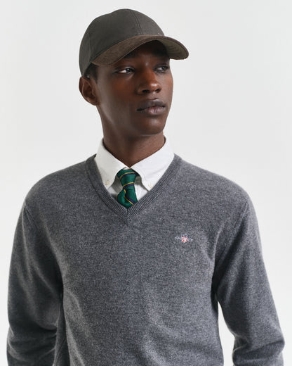 Superfine Lambswool V-Neck Sweater