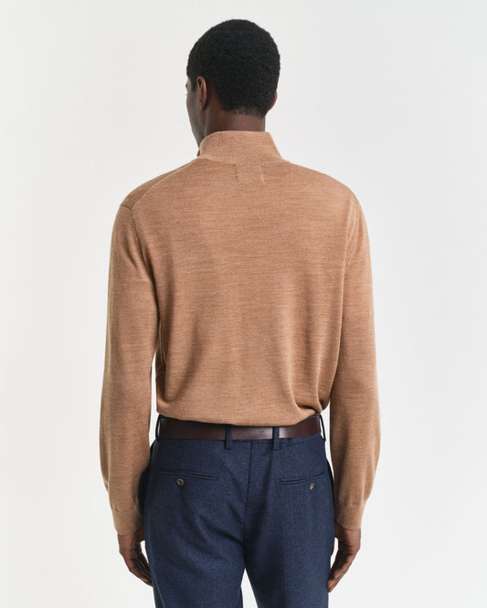 Extra Fine Merino Wool Half-Zip Sweater
