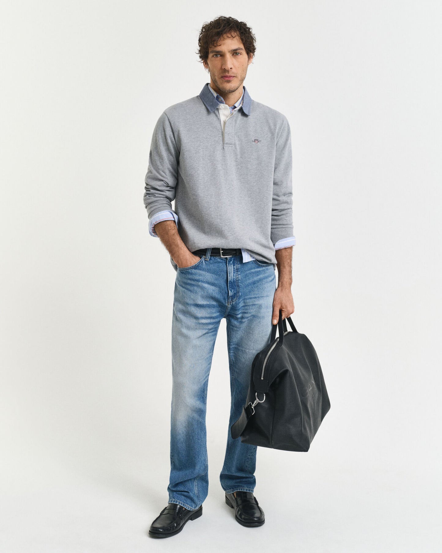 Chambray Collar Heavy Rugger